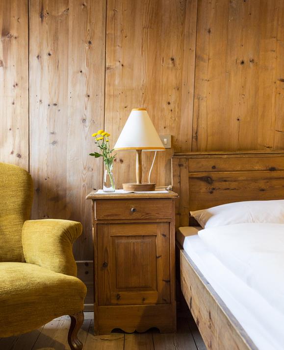 Eines der Schlafzimmer des Familiennests Kastanie